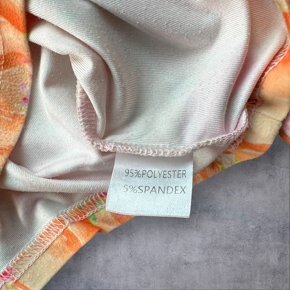 Jane + Jo Pumpkin Floral Pajamas Size 6 - Picture 5 of 12